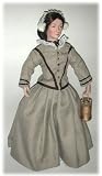 U.S. Historical Society “Florence Nightingale” Limited Edition Numbered Porcelain Collectible Doll