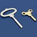 2 Antique Clock Keys fits Schatz 400 Day Anniversary