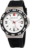 Swiss Military Calibre Men's 06-4R1-04-001 Racer White Dial Black Rubber Watch