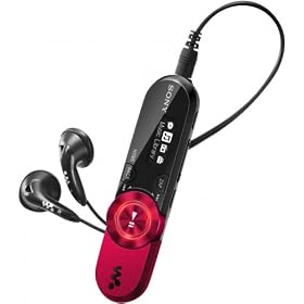 Sony NWZB162 B Series Music Clip Walkman 2GB - Red