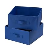 Honey-Can-Do SFT-01277 Accessory Drawers for Hanging Organizer, 2-Pack, Navy