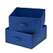 Honey-Can-Do SFT-01277 Accessory Drawers for Hanging Organizer, 2-Pack, Navy
