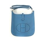 HERMES（エルメス） HERMES 【エルメス】エブリン2(ドゥ) PMトリヨンクレマンス ブルージーン バッグシルバー金具限定品 ショルダーバッグ ブルージーン シルバー金具 HERMES バッグ 限定