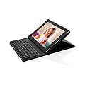 iPad4 Retina Tasche Case H�lle Sleeve mit extra Slim Tastatur - Deutsch | auch mit iPad3 2 kompatibel