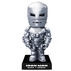 Marvel Iron Man Movie Bobble Head With Red Base