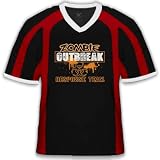 Best Price Zombie Outbreak Response Team Mens Zombie Sports T-shirt, Horror Movie Style Sport Shirt