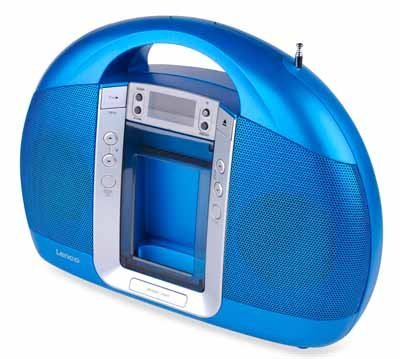 Lenco IPD-5200 Tragbares Radio mit Apple iPod Docking Station blau Preisvergleich