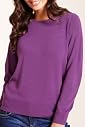Cashmilon Crew Neck Plain Jumper [T38-1022-S]