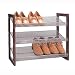 Organize It All 3-Tier Stackable Shoe Rack