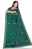 Green Malai/Art Silk Indian Sari
