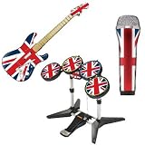 41tILQbqqoL. SL160  Rock Band Skin Kit für Gitarre,Drums & Mikrofon   British Invasion