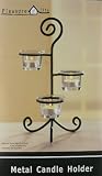Tea Light Candle Holder Votive Table Top Metal Glass