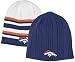 Denver Broncos Reversible Reebok Cuffless Knit Hat