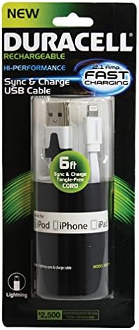 Duracell Pro Lightning 6ft Sync &amp; Charge Cable (DU1311)
