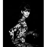 Floral projection on model (Print On Demand)