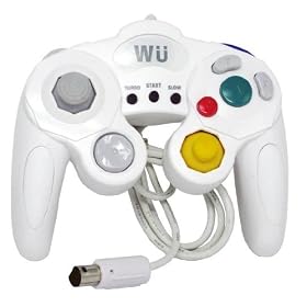 White Game Joystick Controller Pad for Nintendo Gamecube & Wii
