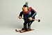 Christmas Smoker - Skier (8 Inches)