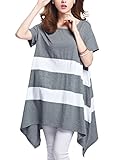 (フルールドリス)Fluer de lis ワンピース チュニック ロングカットソー ポイントボーダー ワイドボーダー プルオーバー 産前産後 マタニティ 妊婦 産前産後兼用 ファッション グッズ レ