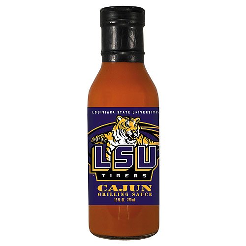 Louisiana State Fightin Tigers NCAA Cajun Grilling Sauce - 12oz by Hot Sauce Harry