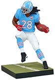 McFarlane Toys NFL Sports Picks Exclusive Action Figure Chris Johnson (Tennessee Titans) Houston Oilers AFL Jersey