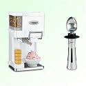 Cuisinart ICE45 White Soft Serve Ice Cream Maker + Deni Electric Ice Cream Scoop