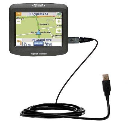 Classic Straight USB Cable for the Magellan Roadmate 1212 with Power Hot Sync and Charge capabilities - uses Gomadic TipExchange Technology