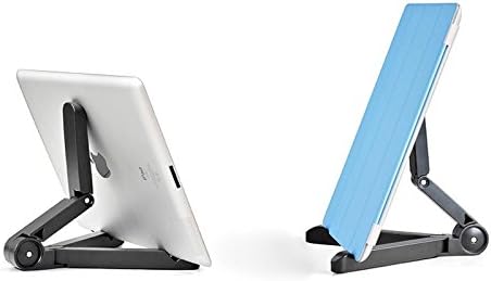 ManTech Black Universal Flexible 180 Degree Multi-angle Portable, Adjustable Table Fold-up Mount, Holder for Ipad Air Ipad Mini Ipad, Android Tablets, E-readers, Cell Phones