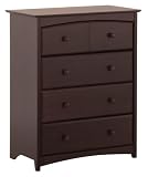 Stork Craft Beatrice 4 Drawer Chest, Espresso