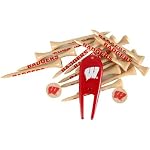 NCAA Wisconsin Badgers Golf Tee Pack