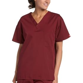 Dickies Women's Everyday Scrubs (EDS) V-Neck 1 Pocket Top