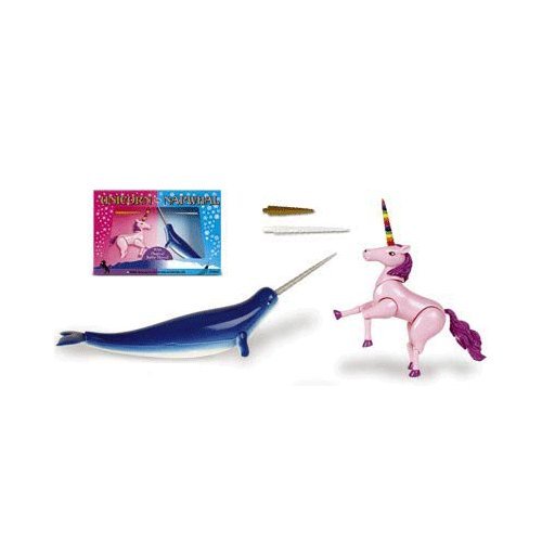 Childrens Toyshop  Toys : UNICORN VS. NARWHAL PLAY SET