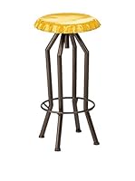 Metal Loft Taburete De Bar Artisan Amarillo