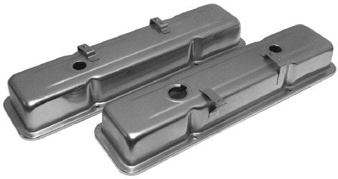 SB Chevy Stock Replacement Valve Cover (Chrome, 305-350 1978-86)