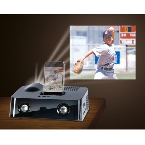 LED Projector with iPod Dock
