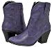 Chaya-2 Purple Cowboy Bootie Women Cowgirl Boot