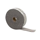 Buy M-D Building Products 2378 Foil Backed Pipe Wrap, 1 8-Inch-by-2 by 15 Feet, Black... by M-D Building Products