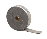 M-D Building Products 2378 Foil Backed Pipe Wrap, 1/8-Inch-by-2 by 15 Feet, Black/Silver