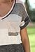 Chellysun Women's V-neck Casual Short Sleeve T-shirt Blouse Tees Tops Grey Small