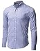FLATSEVEN Men's Slim Fit Casual Oxford Button Down Shirt