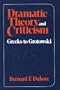 Dramatic Theory and Criticism