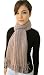 Handmade Traditional Scarf - Cinammon Beige (Men/women 100% Knitted By Hand)