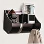 Umbra Cubby Wall Mount Organizer, Designed by William Mak, Espresso