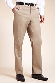 Autograph Supima® Pure Cotton Flat Front Trousers