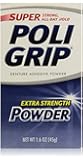PoliGrip Super Denture Adhesive Powder, Extra Strength, 1.6 oz (45 g)  One Bottle