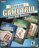 Masque Classic Game Trio With 640 Games: Mahjong, Solitaire & Card