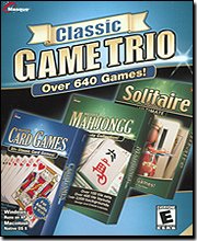 Childrens Toyshop  Video Games : Masque Classic Game Trio With 640 Games: Mahjong, Solitaire & Card