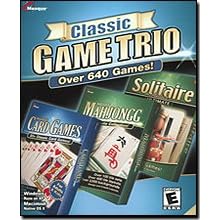 Masque Classic Game Trio With 640 Games: Mahjong, Solitaire & Card
