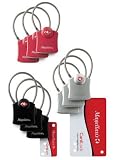 Magellans ProLock TSA Accepted Travel Cable Card Lock Set - 3 Pack