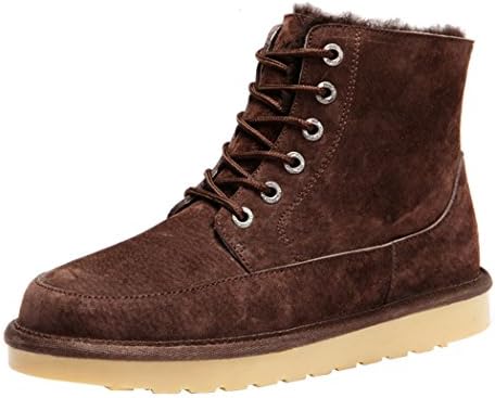 Rock Me Men's Flak II Thick Fur Winter High Top Snow Boot(7 D(M) US,chocolate)