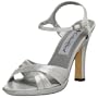 Coloriffics Women's Becky Sandal,Silver,7 M